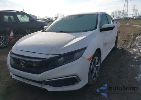 2020 Honda Civic Lx z USA, uszkodzony, nr VIN 2HGFC2F69LH506839